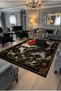 Sdt Fish Theme Patterned Modern Woven Base Decorative Carpet Mosso3388 - 3