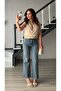 Stone lyocell blend crossover blouse - 6