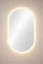 مرآة حمام حديثة بإضاءة LED على شكل قوس - مرآة حائط بدون إطار مع إضاءة خلفية للحمامات والعناية الشخصية - 5