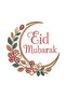 Eid T-Shirt - Floral Eid Mubarak Embroidered Design, Premium Polycotton, Breathable Unisex Festive Wear for Men & Women - 5