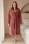 "Douce" Large Size Women's Dressing Gown Oversize Fit - 2