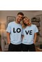 Unisex Oversize T-Shirt Love Printed 100% Cotton T-Shirt Comfortable Fit (Products Sold Individually)