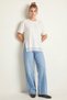 Lace Oversize Seasonal Knitwear Blouse Lyy0146 White - 3