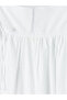 Vizyon New Season Zippered Waist Poplin Flared Skirt - 7