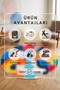 Machine Washable Non-Slip Base Stain-Resistant Colorful Round Living Room Carpet Kitchen Carpet and Runner Rug - 4