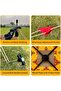 Folding Camping Windbreaker, Pop Up Desert Wind Screen Wall, Foldable Windshield for Outdoor Picnics and BBQs, 3 Sizes, 145CM Height (5.6×1.45m) - 4