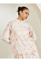 Cream Floral Print Top and Maxi Skirt Set Co-ords - 2
