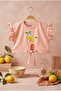 Girl's Single Jersey Tie-Up Tshirt - 2