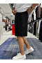 Black C Embroidered Basic Shorts C-013 - 4