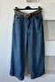 Belted Soft Textured Jeans - 5