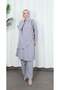 Ayrobin Suit with Side Buckle Trousers Gray Hnt8591 - 3