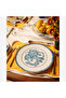 Coralina by Oscar De La Renta Blue Porcelain Dinner Plate 29 cm - 3