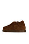 Tan Suede Women's Flat Shoes - 4