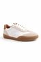 Genuine Leather Men's Lace-Up White Sneaker Shoes Wendel - 2
