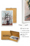 White Wooden Framed 2-Piece Modern Painting Huhu279 - Double Painting Set White Frame - 2