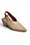 Y654300403 Mink Genuine Leather Thick Heeled Women's Shoes - 6