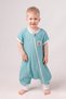 Muslin Sleeping Bag 0.5 Tog Oeko-Tex Certified 100% Natural Cotton Turquoise Color - 2