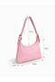 Pudra Shk325 Soft Leather Look Baguette Hand, Arm and Shoulder Bag - 4