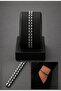 Black Medium Detailed Men's Bracelet