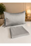 Satin Bed Sheet Set Double Size 100% Cotton Satin - 2