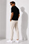 Men's Short Sleeve Ribbed Half Button Closure Polo Collar T-Shirt 26001 - 4