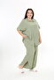 Women's Cotton Plus Size Pants and Shirt Set - 2