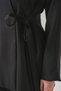 Women's Side-Tie Jacket and Trousers Two-Piece Set - Black 1410 - 5