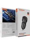 Dual Port Car Charger 50W, 20W PD, 30W QC, Multi Protection, Carbon Fiber Print, Lightweight - Black - 3