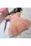Girl's Tulle Dress - 100% Cotton - Powder