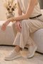 Bloom Genuine Leather Orthopedic Women's Sports Shoes Beige - 2