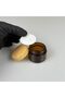 30 Cc Amber Cream Jar - Wood Patterned Plastic Lid with Inner Seal - 30 ml Brown Glass Jar - Cosmetic Jar 2 Pieces - 4