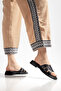 Women's Knitted Detailed Slippers - 5