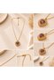 Zircon Stone Gold Heart Necklace - 2