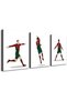 Wall Art Cristiano Ronaldo Set of Three Pictures, Siuu Celebration, Portugal National Team, 30x40 cm