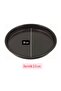 Kumtel & Simfer and Suitable for Many Brands 36 cm Enamel Round Mini Baking Tray Black 1 Piece - 2