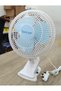 8" Clip Fan- 3-in-1 Use, with 3 Leaf Blades For Strong Wind And 2-Speed Levels, High Performance Motor For High Speed, 180-Degree Rotation