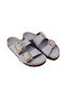 Arizona Big Buckle 1029346 Women's Slippers Gray Juststep - 3