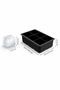 1 Piece 6-Compartment Large Size Silicone Ice Tray with Lid - Silicone Ice Tray Cocktail Presentation Ice Tray Meat Juice Storage Tray Ice Tray - 2