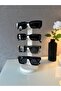 4-Tier Minimalist Glasses Stand – Desktop Eyeglass Organizer & Sunglasses Holder Decorative Stand with Pla Material - 4