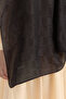 Nara Silky Natural Cotton-Floral Shawl - Black - 4