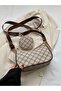 Luxury Style Portable Hobo Bag Summer Holiday Cool Geometric Pattern Zipper Handbag Purse for Girls - 7