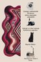 Sdt Fish Theme Patterned Modern Woven Base Decorative Carpet Mosso3504 - 5