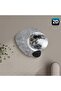 Creative Moon Wall Clock – Silent Non-Ticking Quartz Movement, Minimalist 2D Wooden Wall Art Decor - 3