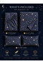 4-Piece Printed Cotton Bedsheet Set – 1 Fitted Sheet, 1 Flat Sheet & 2 Pillow Covers - 3