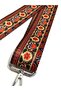 Authentic Patterned Bag Handle / Adjustable Strap / Polyester Bag Handle Brown - 2