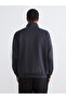 Özmarka New Season Stand Collar Printed Men's Sweatshirt - 4