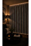 Premium Gray Blackout Background Curtain Heat and Sound Insulating Single Piece - 2