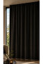 Premium Black Blackout Background Curtain Heat and Sound Insulating Single Piece