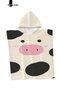Hooded Printed Colorful Children's Baby Sea Poncho Beach Towel