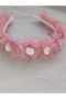Powdered Flower Crown, Maternity, Hospital Birthday, Bridal Wedding, Circumcision Show and Party Crown-Hair Accessory - 3